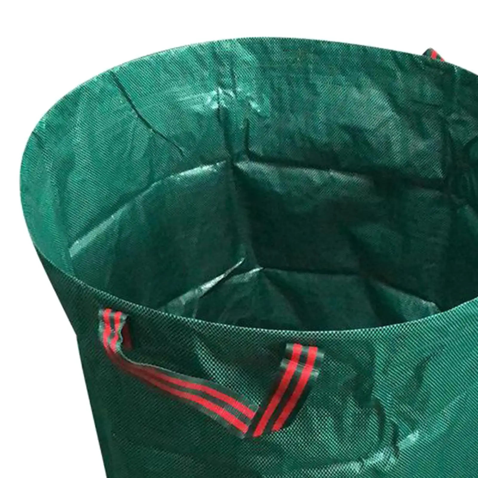 Large Garden Trash Bag PP Reusable Fallen Leaves Container Yard Waste Bin Stand Up Design for Outdoor Gardening
