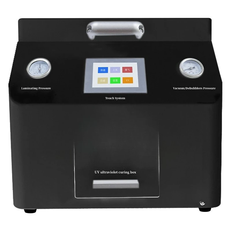 Automatic laminating and defoaming machine OCA vacuum laminating machine UV curing box