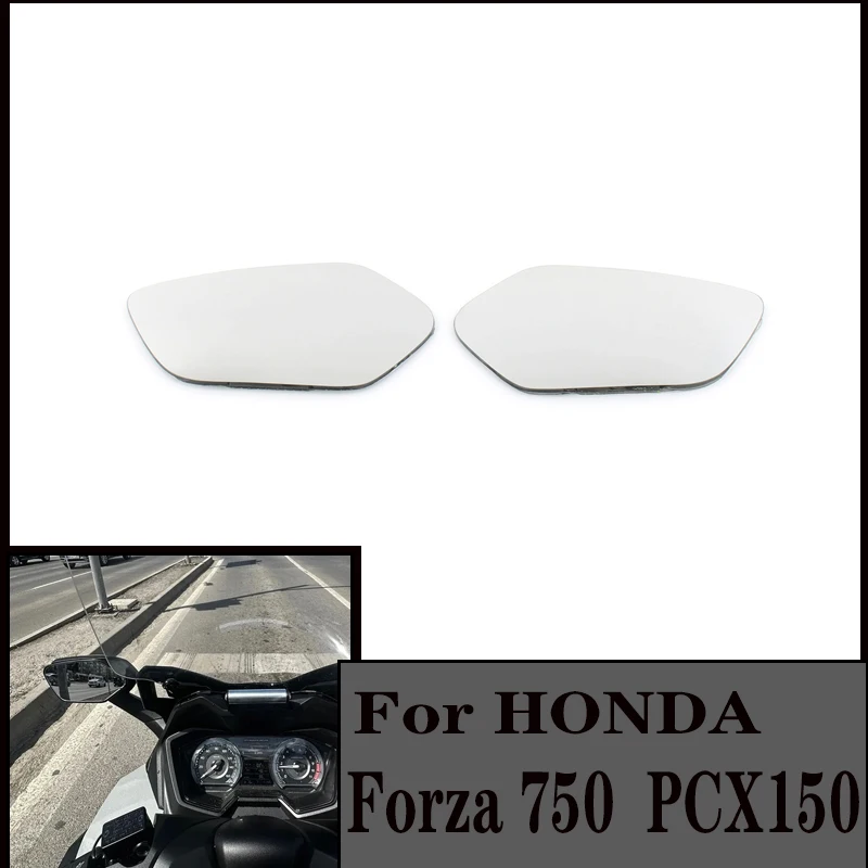 

2Pcs For Honda Forza 750 PCX150 PCX160 Modification Wide-field rearview mirror Convex lens
