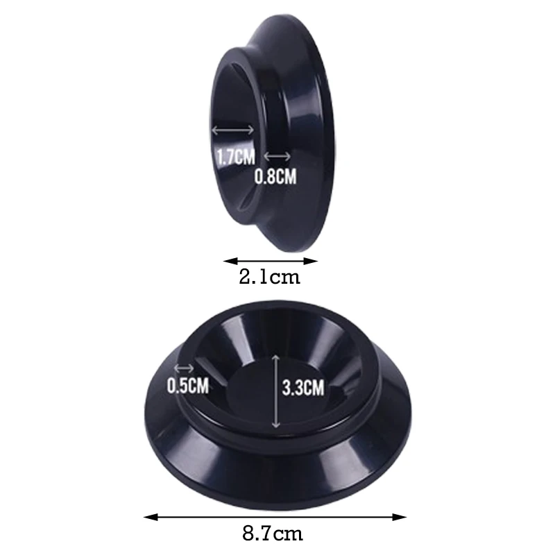 4Pcs Piano Caster Cup ABS Non-slip Shockproof Foot Mat Upright Piano Wheel Floor Protectors Round Piano Leg Coasters Accessories