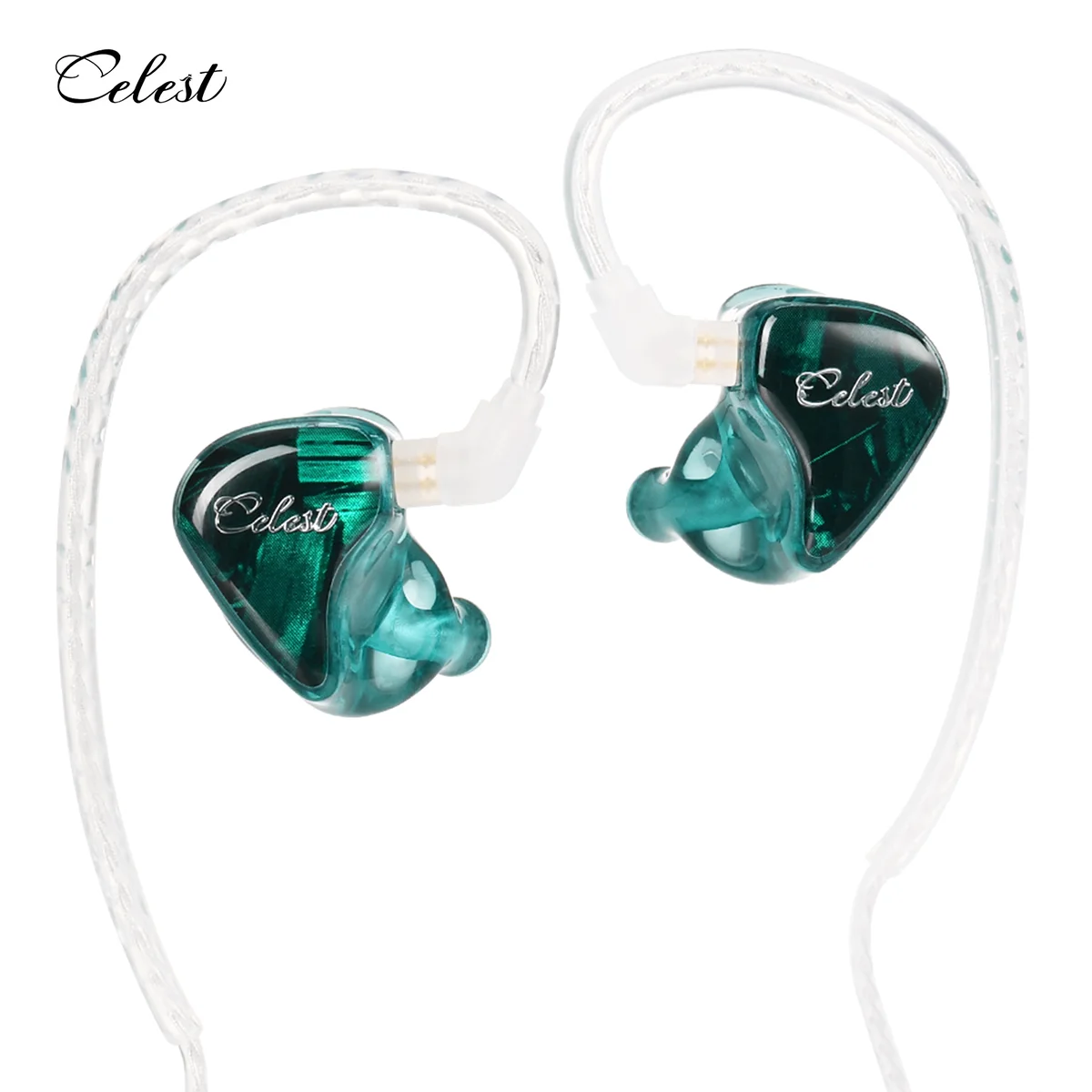 Celest Wyvern Qing IEM 10mm LCP Dynamic Driver HiFi Wired In Ear Monitor with Microphone 2Pin Cable Headset Music Sport Earphone