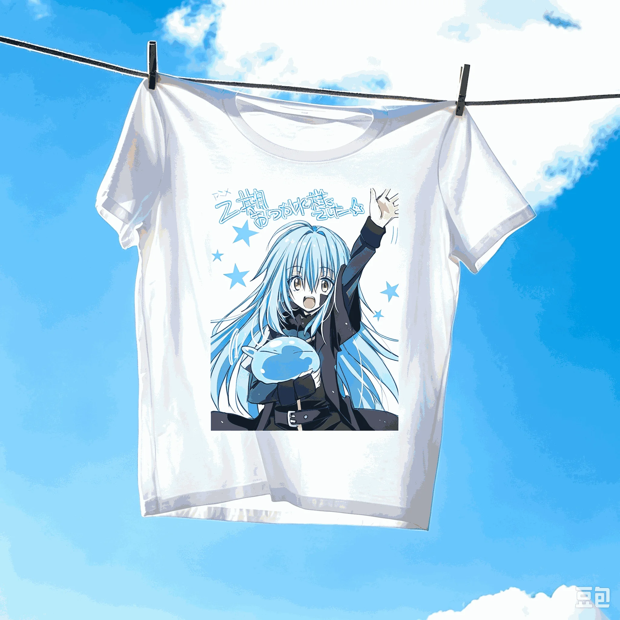 Reincarnated as a Slime Anime Lover T-shirt Oversized Unisex Fashion Hip Hop Street T Shirt Casual Loose Streetwear Cotton soft