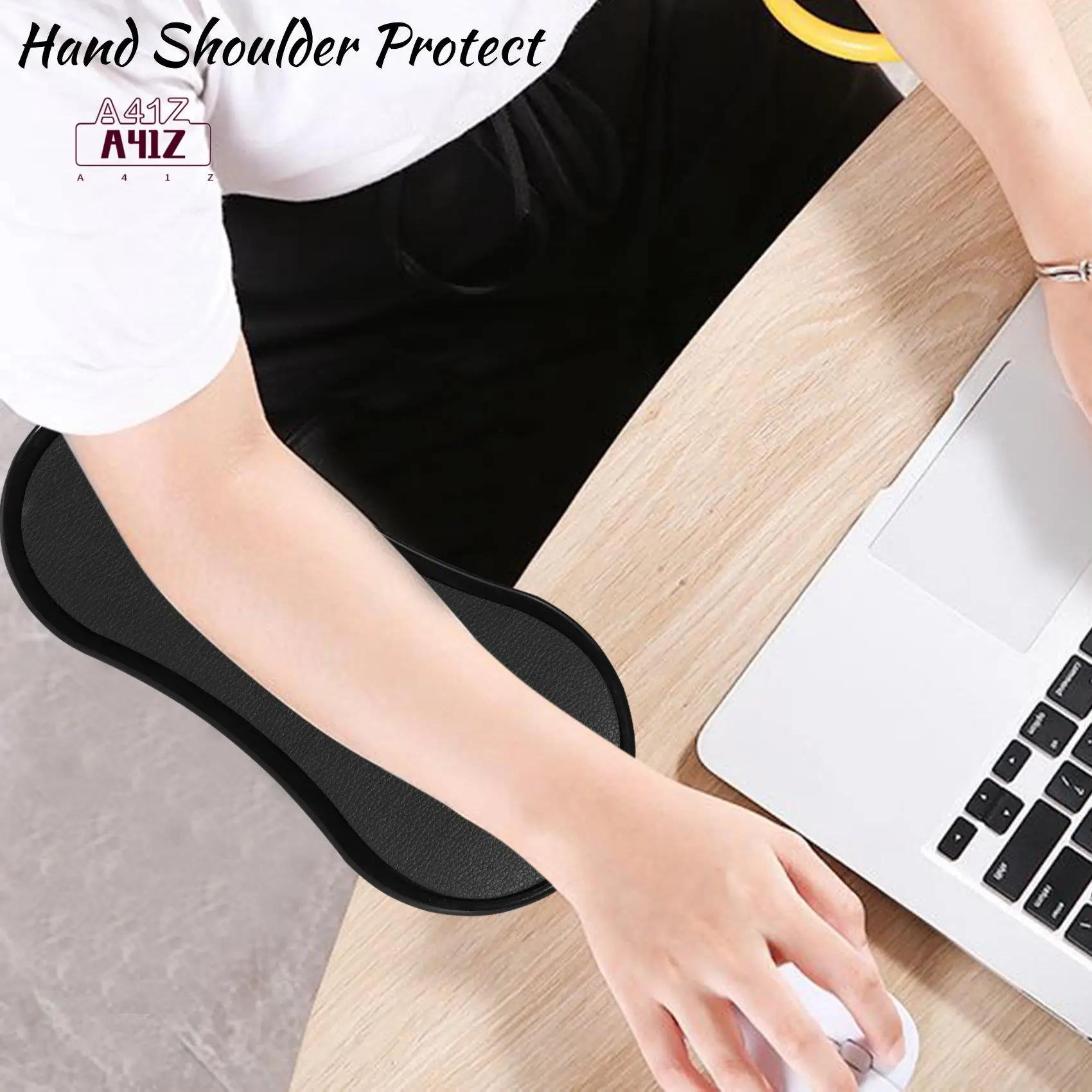 A41Z-Hand Shoulder Protect Armrest Pad Desk Attachable Computer Table Support Mouse Pads Wrist Rests Chair Extender For