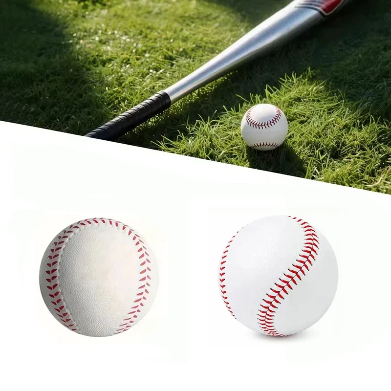 QSoft and Hard Baseball PU Outer Layer Multifunctional Training Ball Suitable for Hitting Practice Outdoor Sports and Daily Game