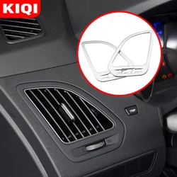 For Hyundai Tucson Ix35 2011-2015 ABS Matte Front Air Condition Vent Trim Outlet Cover Decoration Inner Styling Car Accessories