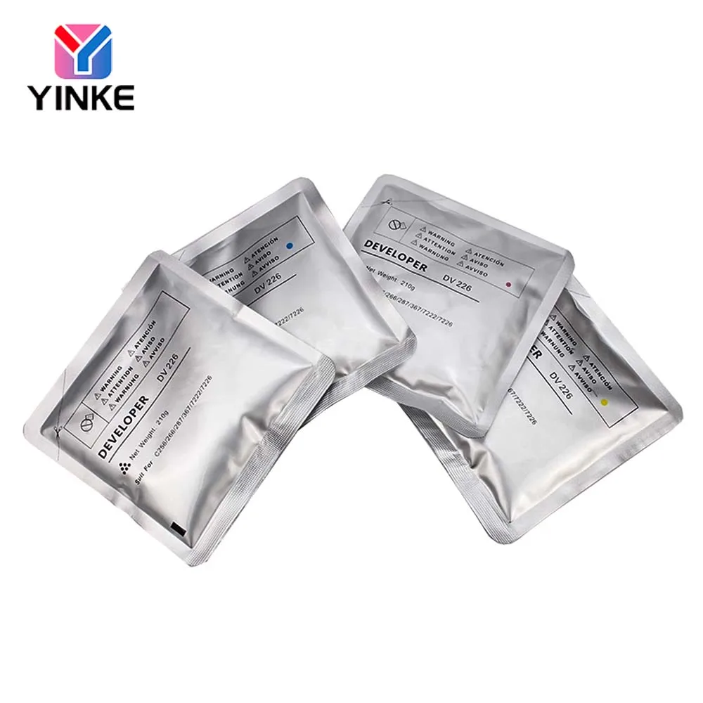 210g DV226 Developer Powder For Konica Minolta Bizhub C256 C266 C287 C367 C7222 C7226 Japan OEM Quality Compatible Carrier 1Bag