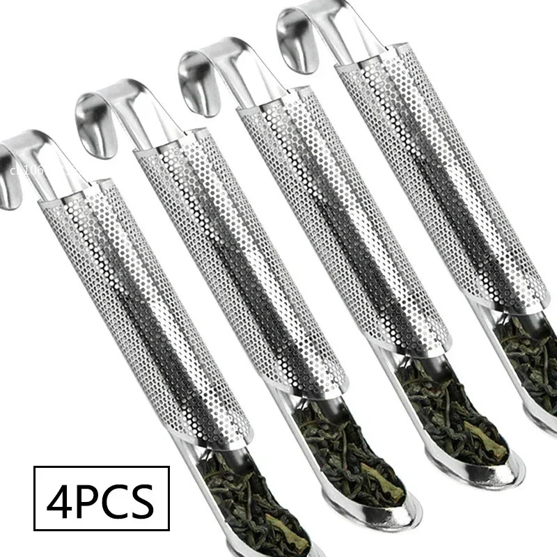 

4/2/1pcs Tea Infuser Strainer for Spice Tea Bag Colator Ceremony Set Stainless Steel Poop Teaware Tea Spoon Infuser Filter