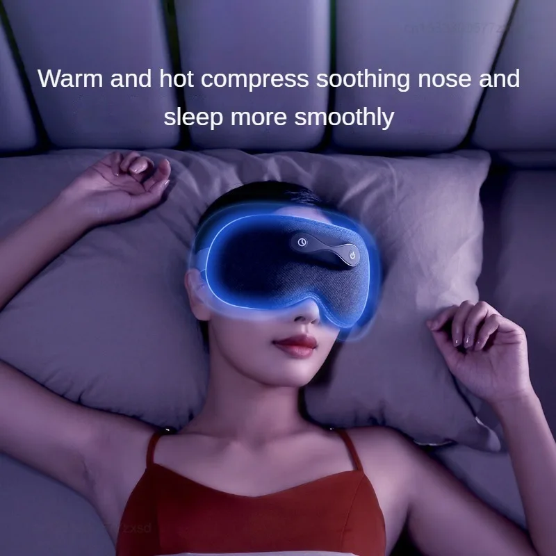 New Xiaomi KULAX Graphene Heated Eye Mask Full Shading Relaxing Sleeping Eye Mask Block Out Light for Sleeping Aid Eye Mask Home