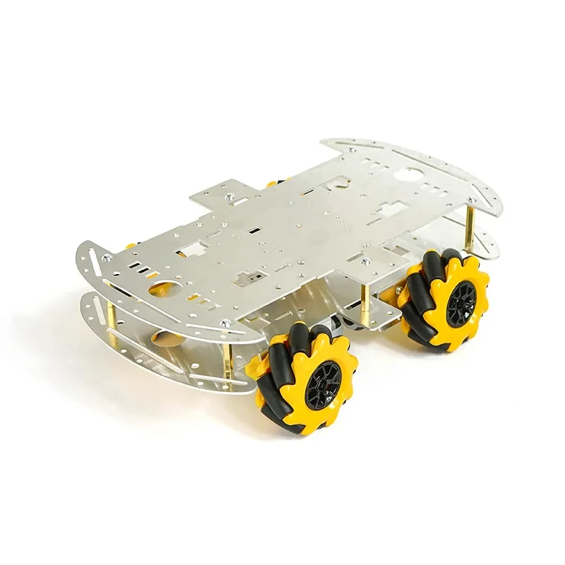 Imagem -05 - Omni-direcional Robot Car Chassis Kit Mecanum Roda tt Motor para Arduino Raspberry pi Faça Você Mesmo Toy Parts Pcs