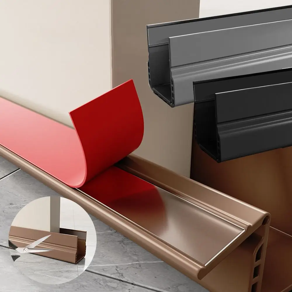 

4-Layer Bristle Seal Door Bottom Seal Strip Windproof Dustproof Insectproof Light Block Under Door Draft Stopper