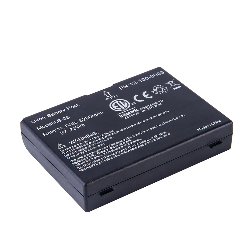 11.1V 5200mAh Li-ion replacement LB-08 12-100-0003 Medical battery for Biolight A5 A6 A8 Q3 V6 batteries