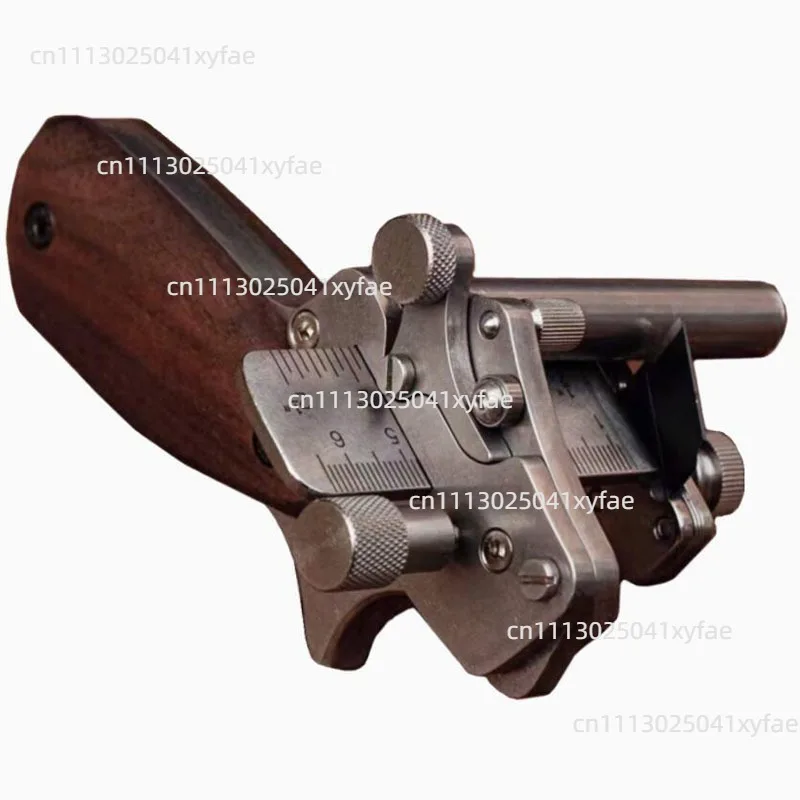 Adjustable Leather Strip Cutter 10-60MM Dual Scale Manual Cutting Tool