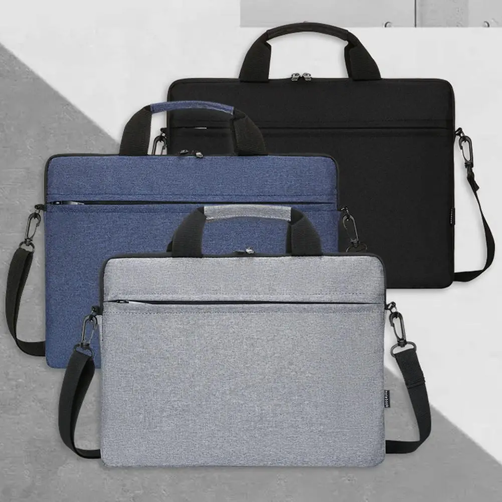Universal Laptop Sleeve Case Shockproof Large Capacity Laptop Handbag Ultra Thin Business Notebook Cover Tablet Protective Pouch