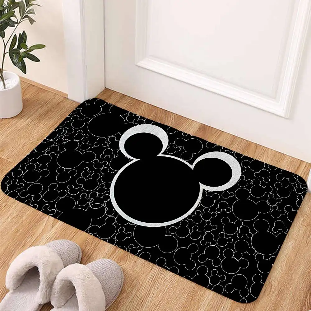 Mickey Carpet Bathroom Anti-slip Mat Door Mat Home Decoration Mat Entrance Door Mat Scratch-resistant Door Mat