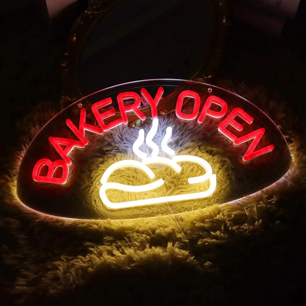 Personalized BBQ LED Neon Sign - Waterproof Outdoor Barbecue Party Decor Grill Patio Wall Light Custom Night Lamp for Event