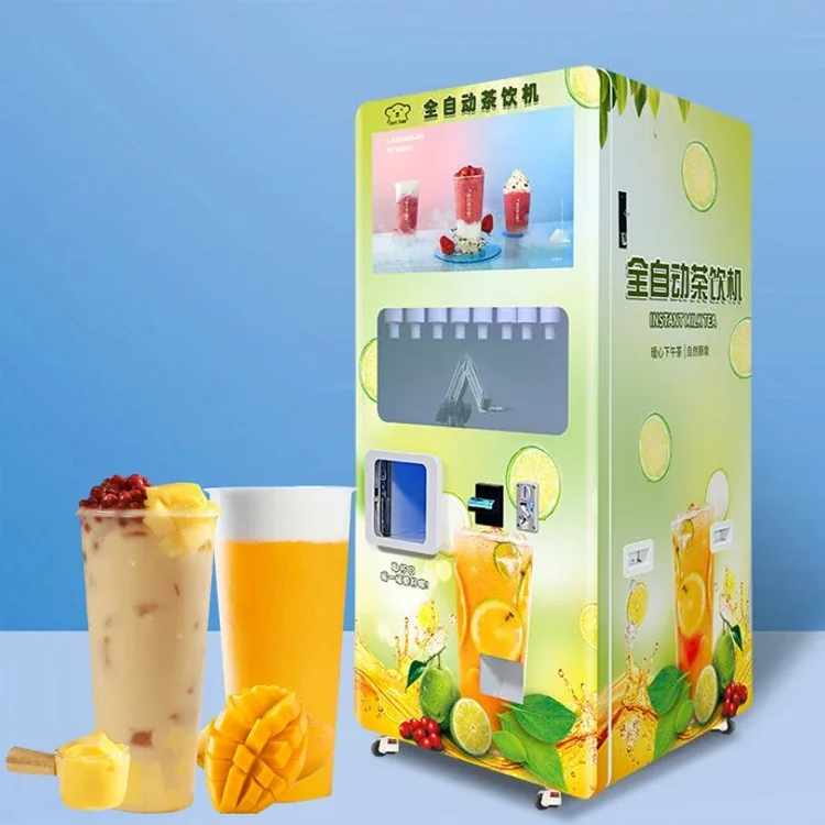 Fabrikverkauf Smart Milk Boba Bubble Tea Vending Machine Vollautomatischer Bubble Tea Vending Machine Robotics für Getränke