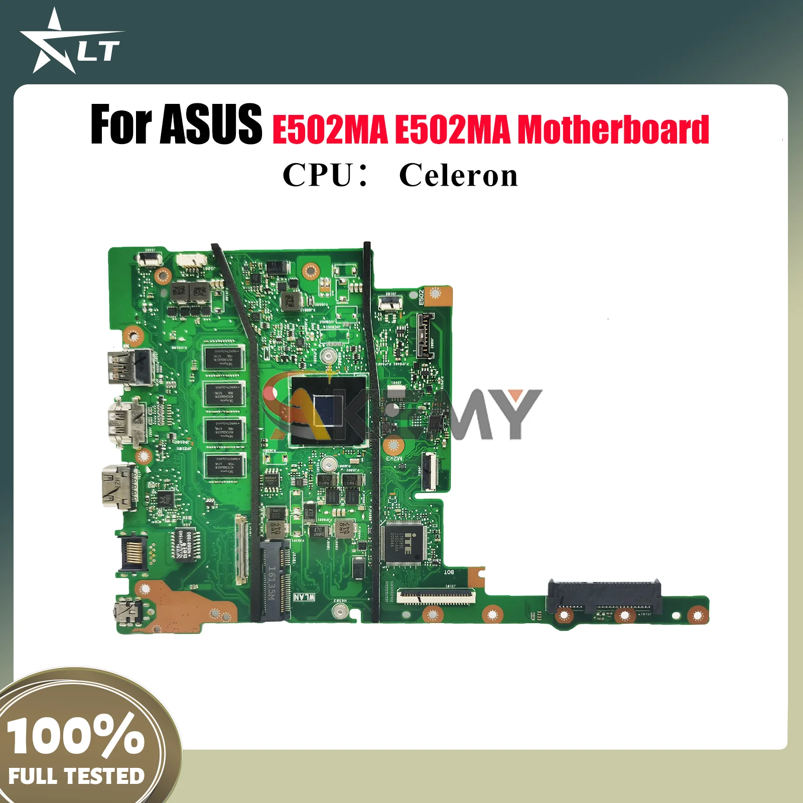 

E502MA Материнская плата для ноутбука ASUS EeeBook E502MA E502M Материнская плата для ноутбука с процессором Celeron 100% тестирование ОК быстрая доставка stk