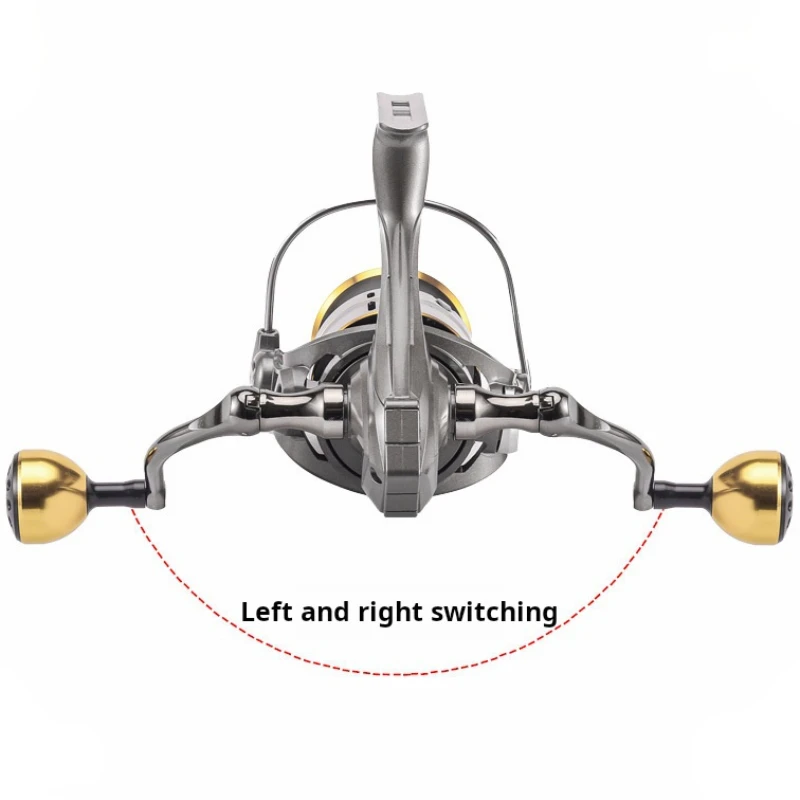 Imagem -04 - Rolamento de Metal Spinning Fishing Reel Cola Macia Poderosa Água Salgada Arrasto de Água Doce 10003000 4000 5000 6000 7000 18kg Novo