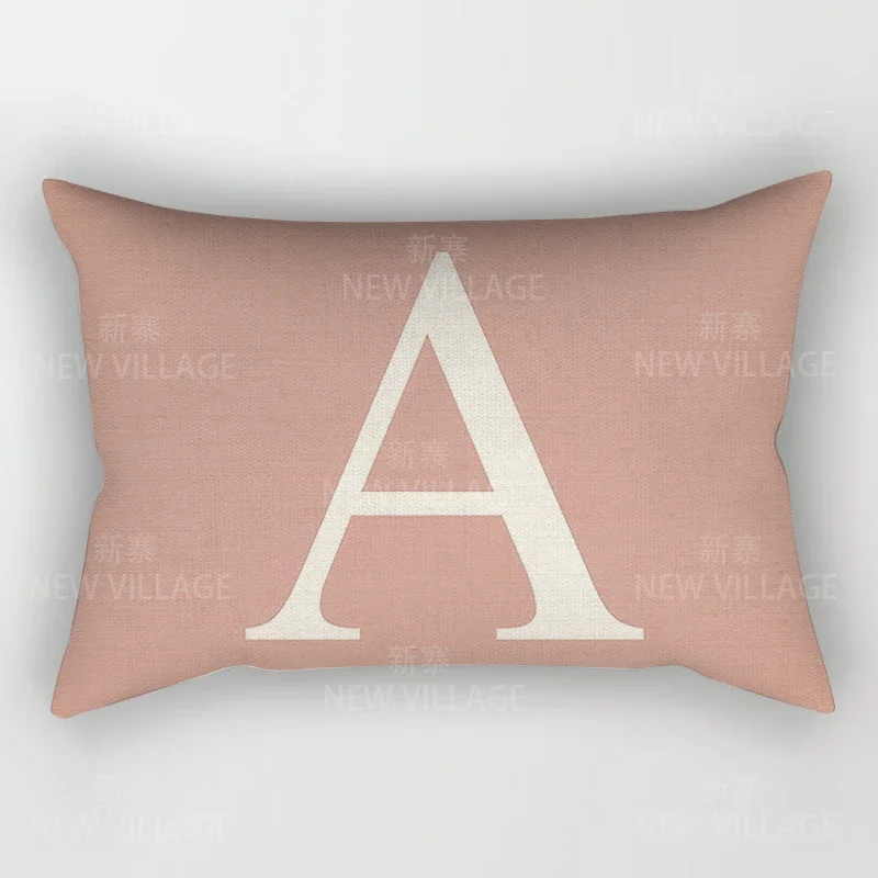 Home Decor 26 Letter Alphabet Pillowcase autumn decoration pillow cushion cover decorations throw pillow covers30*50 40x60 50*70