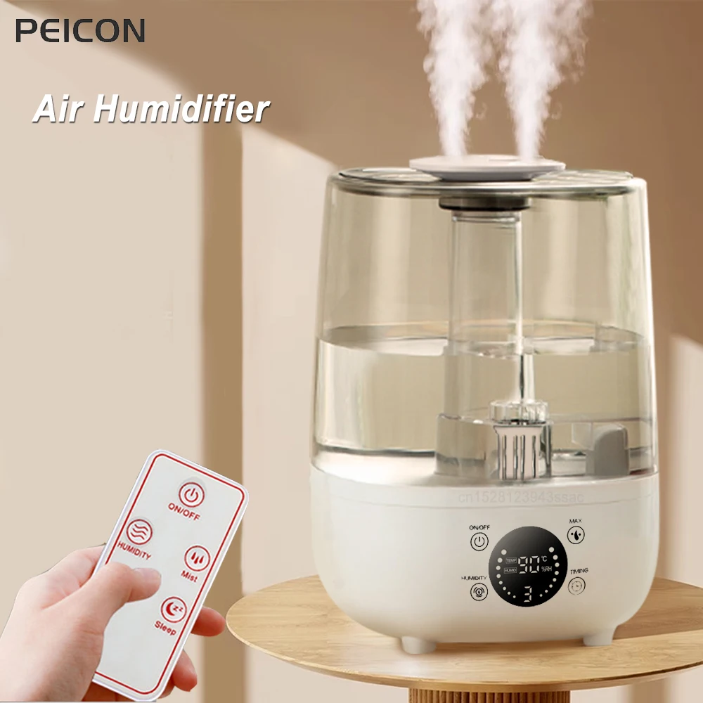 

Air Humidifier Aromatherapy Essential Oils Diffuser 3/4L Smart Remote Control Air Purifier for Bedroom 2 Water Mist Humidifier