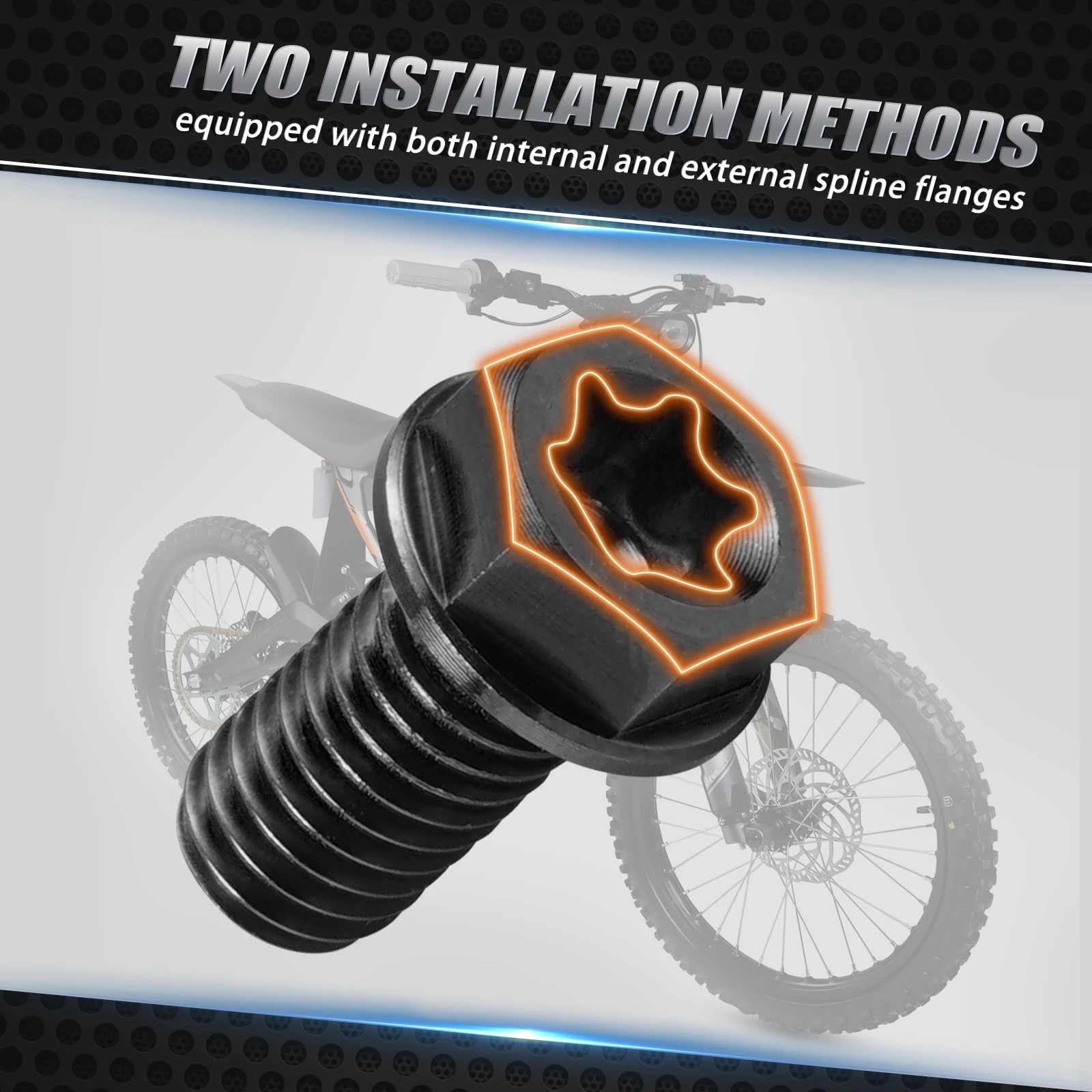 NICECNC ل Sur-Ron ضوء النحل X ضوء النحل S ضوء النحل L1E Segway X160 X260 Surron ضوء النحل X M6X13 قرص فرامل خلفي وسادة مسامير #5