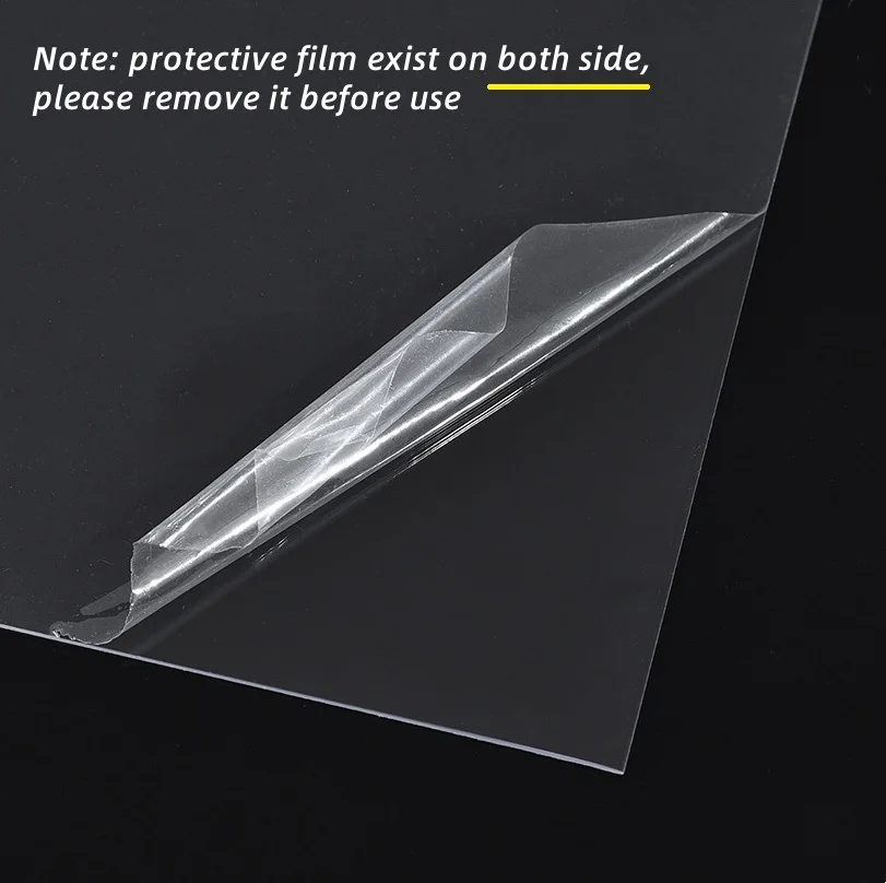 Dicke 1 mm transparente Acetatplatten, transparente Kunststoff-Bindeabdeckung, Größe A4, gut für die Herstellung von Fotorahmen