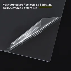Thickness 1mm 40mil Transparent Acetate Sheets Clear Hard Plastic PVC Binding Cover Size A4
