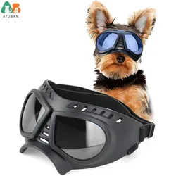 Hund Sonnenbrille für kleine Rasse Hund Brille Hund UV wind dicht schnees icher für lange Schnauze Hunde Maske mit weichen Rahmen verstellbare Träger