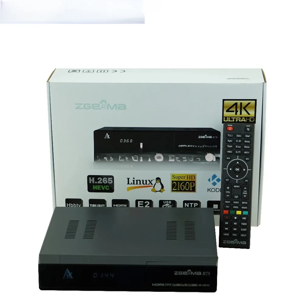 Zgemma h7s/h8 4k ultra receiver twin s2x/s2+t2+C DVB TV BOX