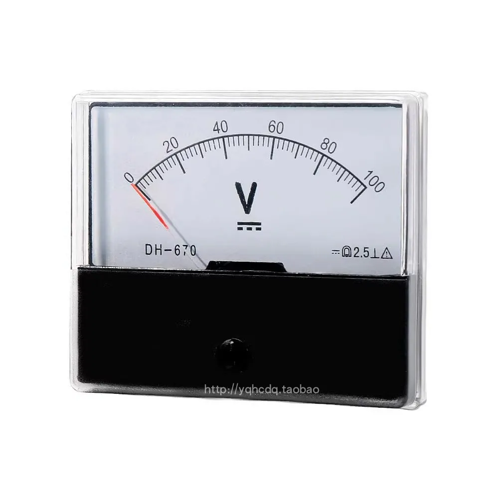 DH-670 Pointer type DC voltmeter 5V10V20V30V50V100V150V