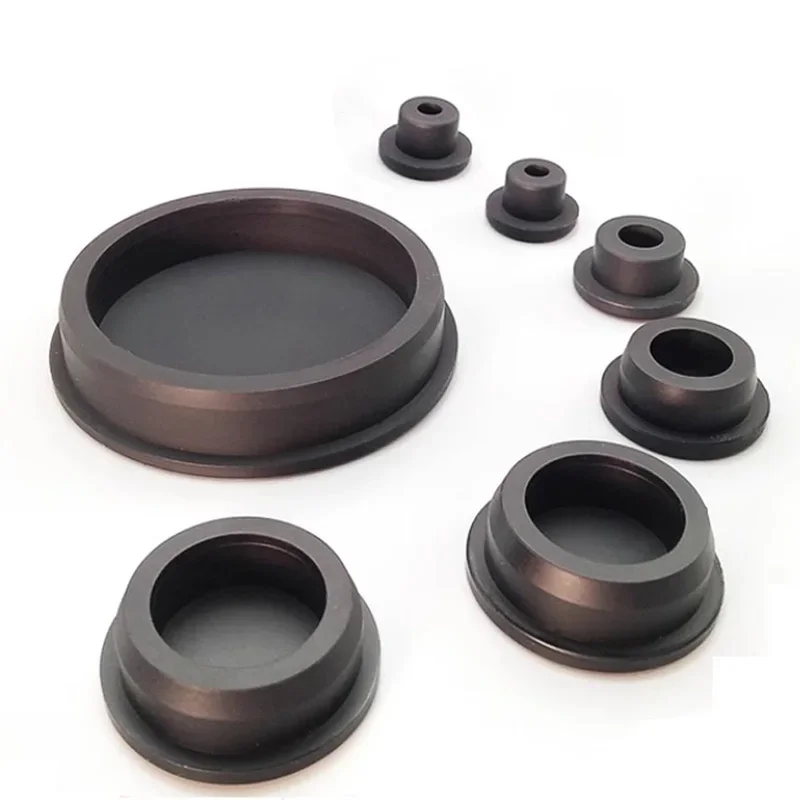 Black Silicone Rubber Hollow Stopper Plug Sealing Hole Caps Dust Plugs Pipe Tube Inserts Bungs Blanking End Cap