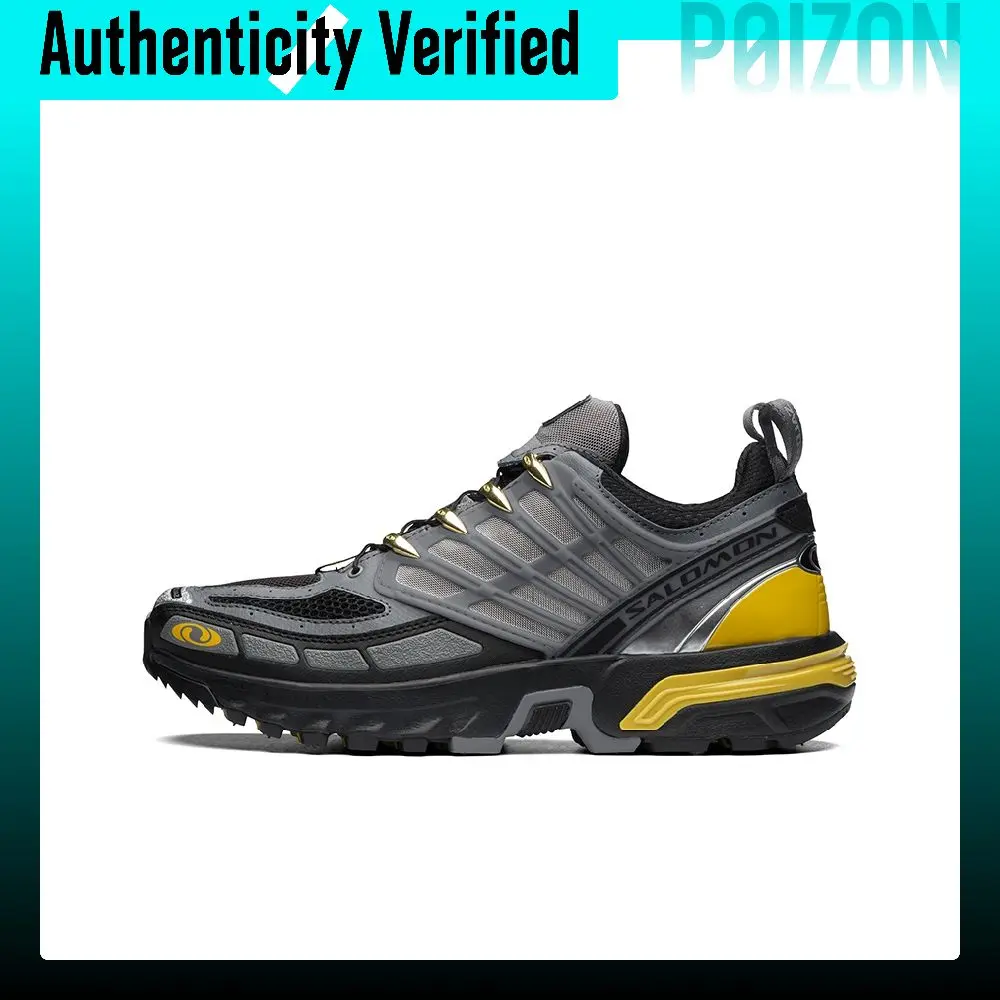 SALOMON ACS Pro Advanced Comfortable Mesh, Textile Cushioning Slip Resistant Abrasion Resistant Low top Running Shoes L41639200