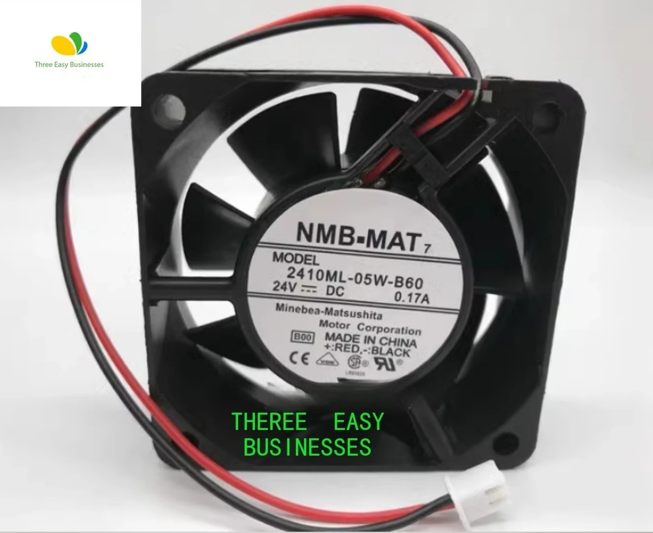 

2410ML-05W-B60 6025 24V 0.17A 6CM Two Wire Inverter Fan