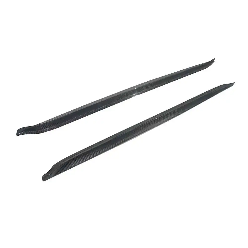 Para porsche 718 boxster cayman 3k sarja seca fibra de carbono carro lateral pára-choques saia corpo kit acessórios do carro