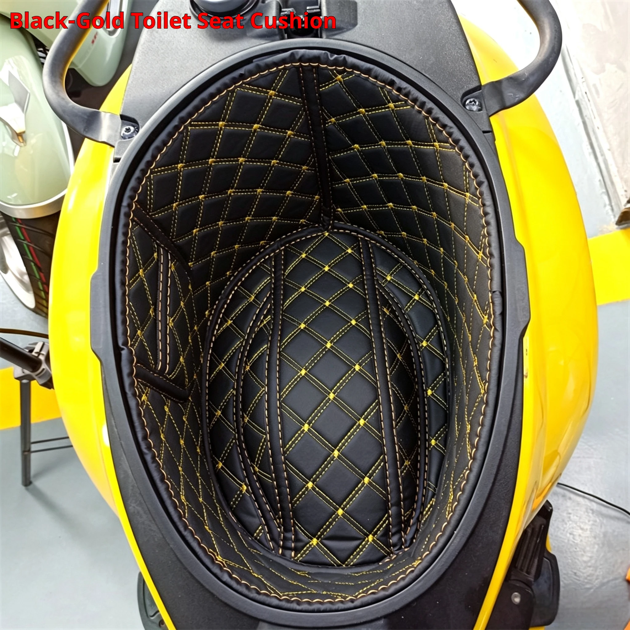 Seat Bucket Liner Pad for Vespa Primavera 150 Sprint 150, Motorcycle Underseat Storage Inner Cushion Modified Accessories