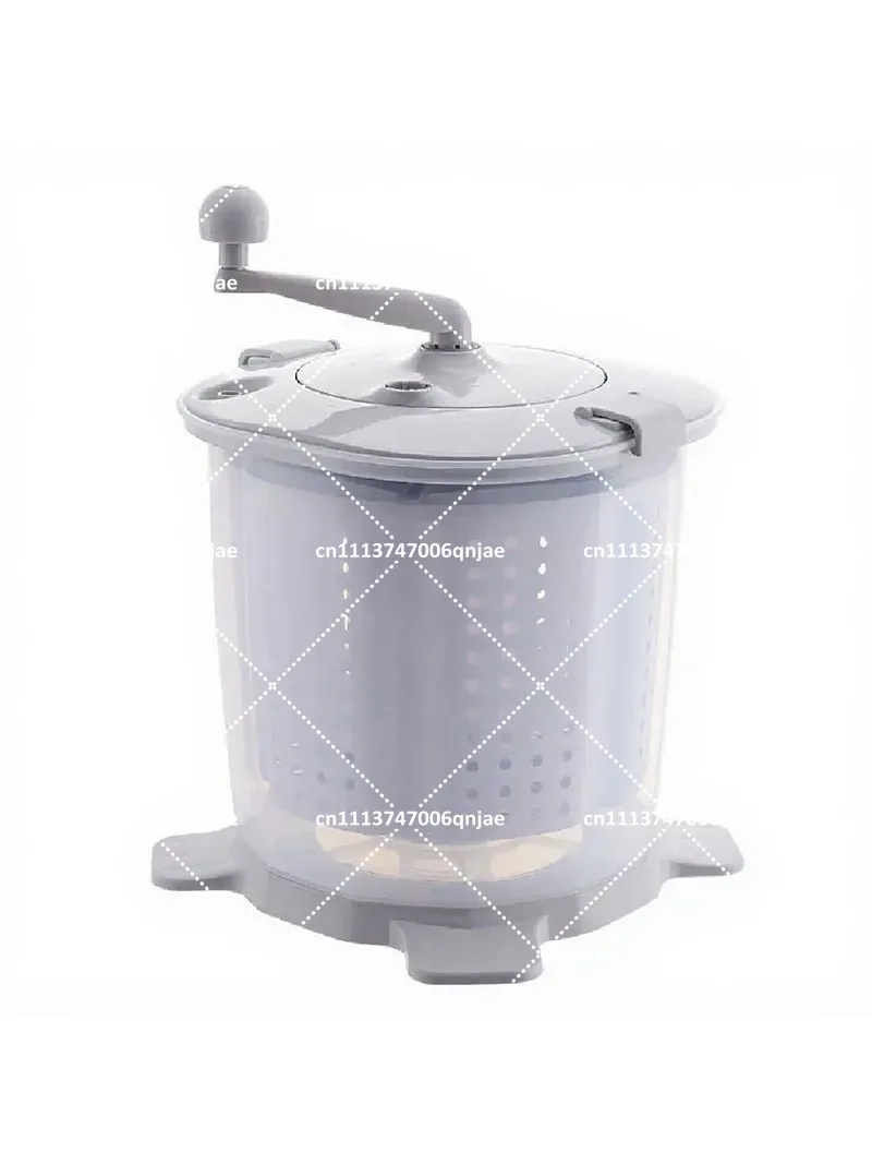 Portable Hand Crank Washing Machine, Manual Mini Washer Non-Electric for Travel Dorm, Wash Socks Underwear Lightweight