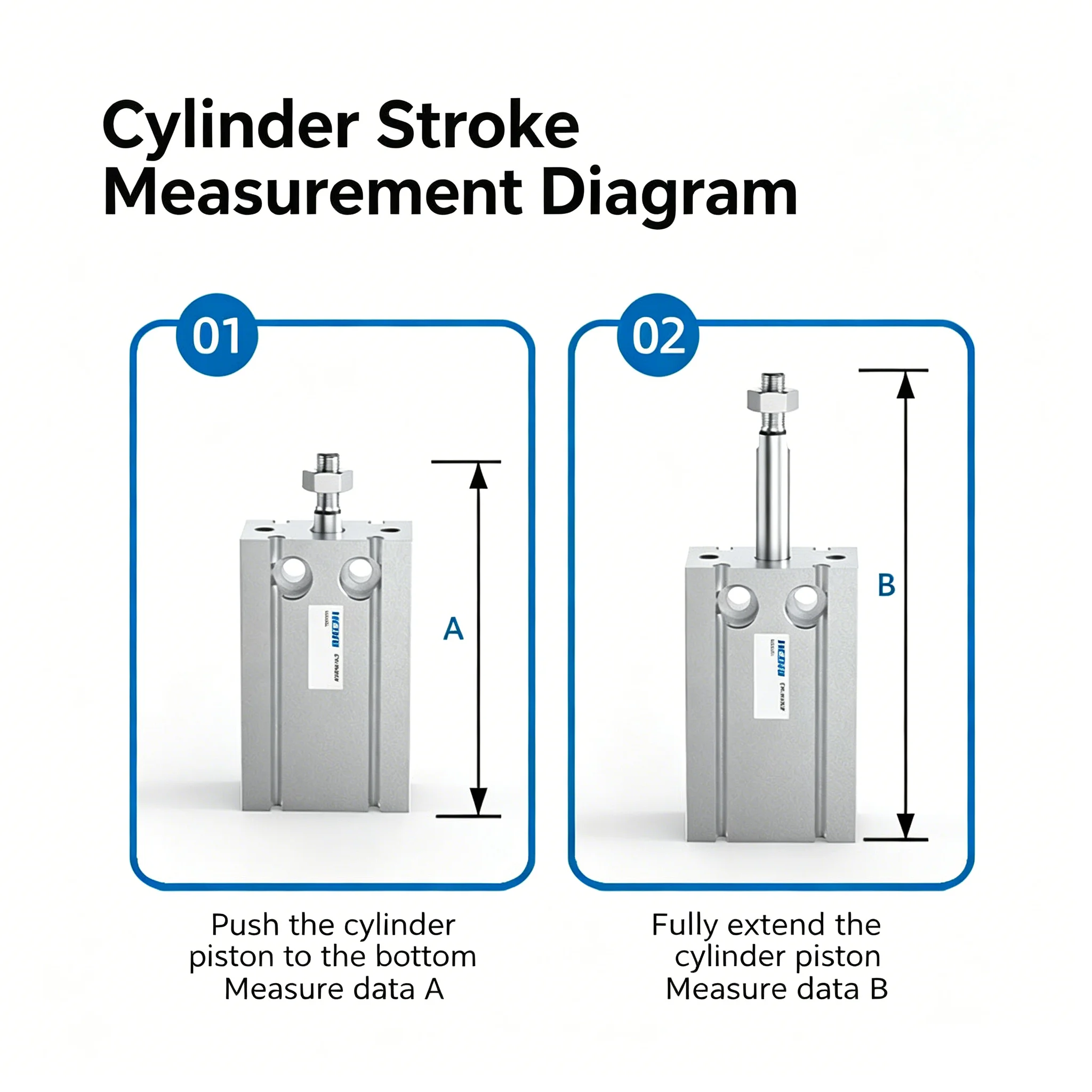 Cylinder CDU6 10 16 20 25 32-5/10/15/20/25/30/40/50D Double Acting Single Rod CU CDU Air Pneumatic Free Mount Cylinder