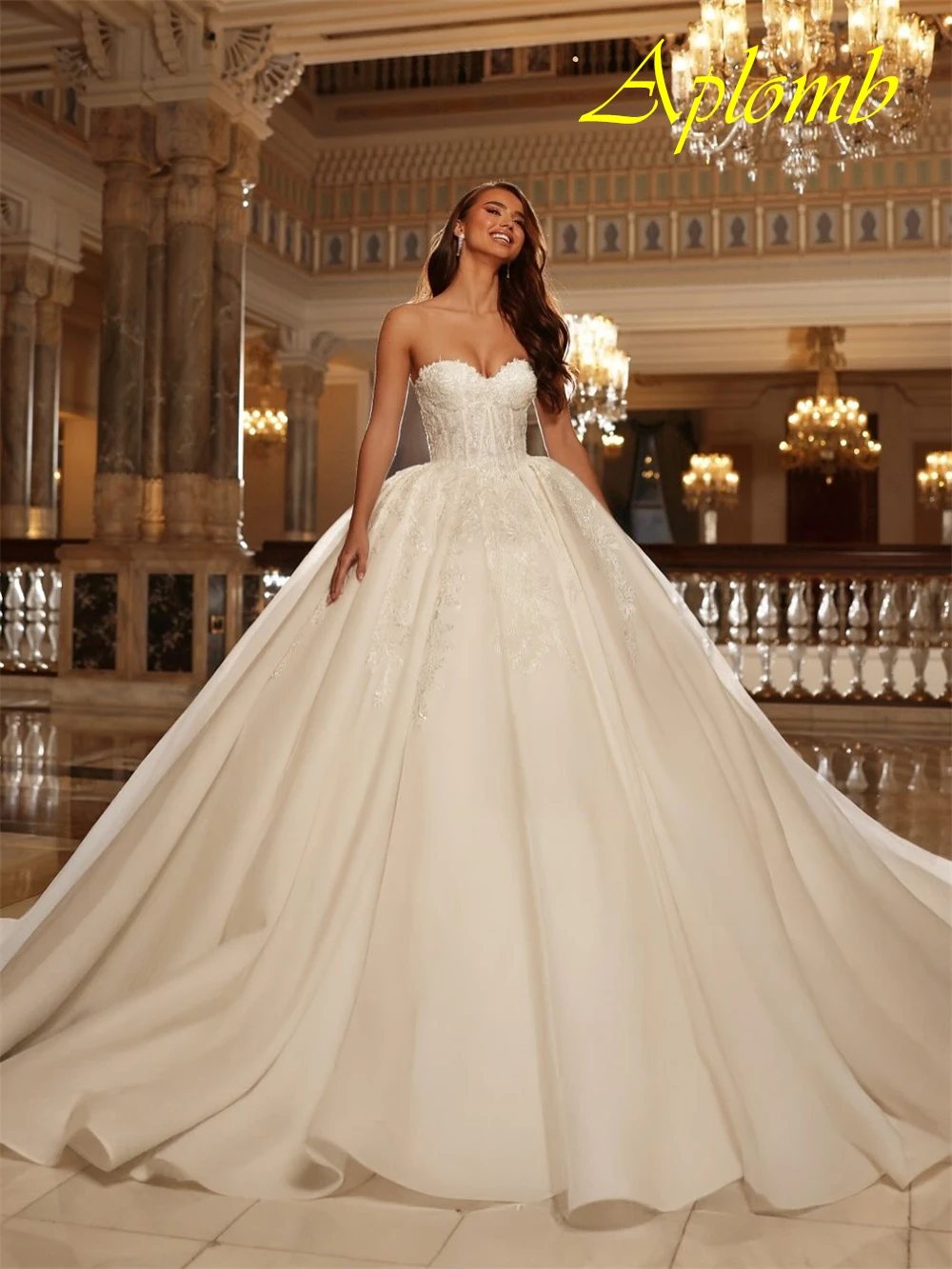 Vestido De Novia De Organza blanco bohemio personalizado, vestidos De Novia formales sin mangas con escote en forma De corazón, Vestido De Novia De ensueño con corte en A