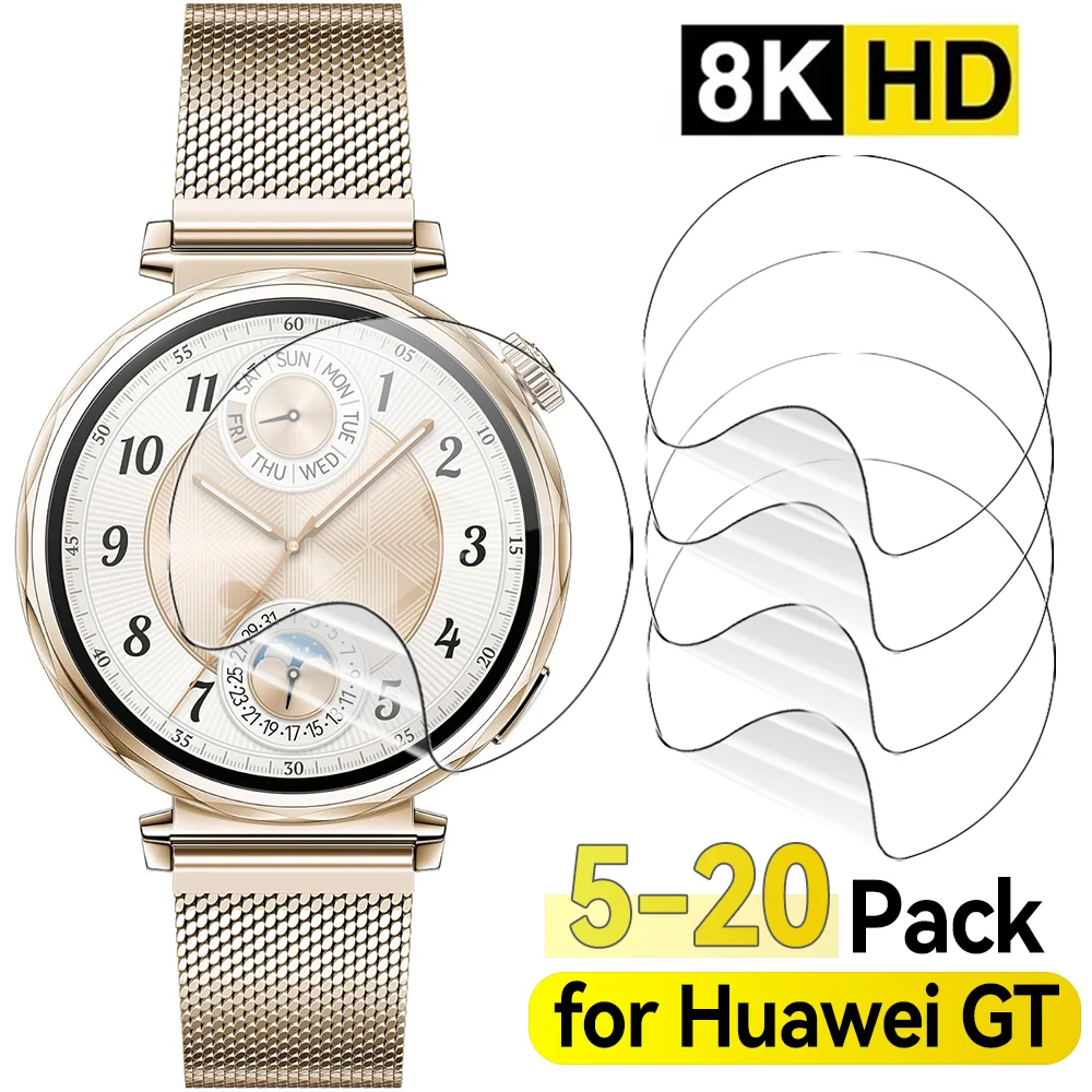 20-5PCS for Huawei Watch GT 5 4 3 2 41mm 42mm 46mm Hydrogel Film Screen Protector Anti-Scratch Protective Films for Huawei GT5 4