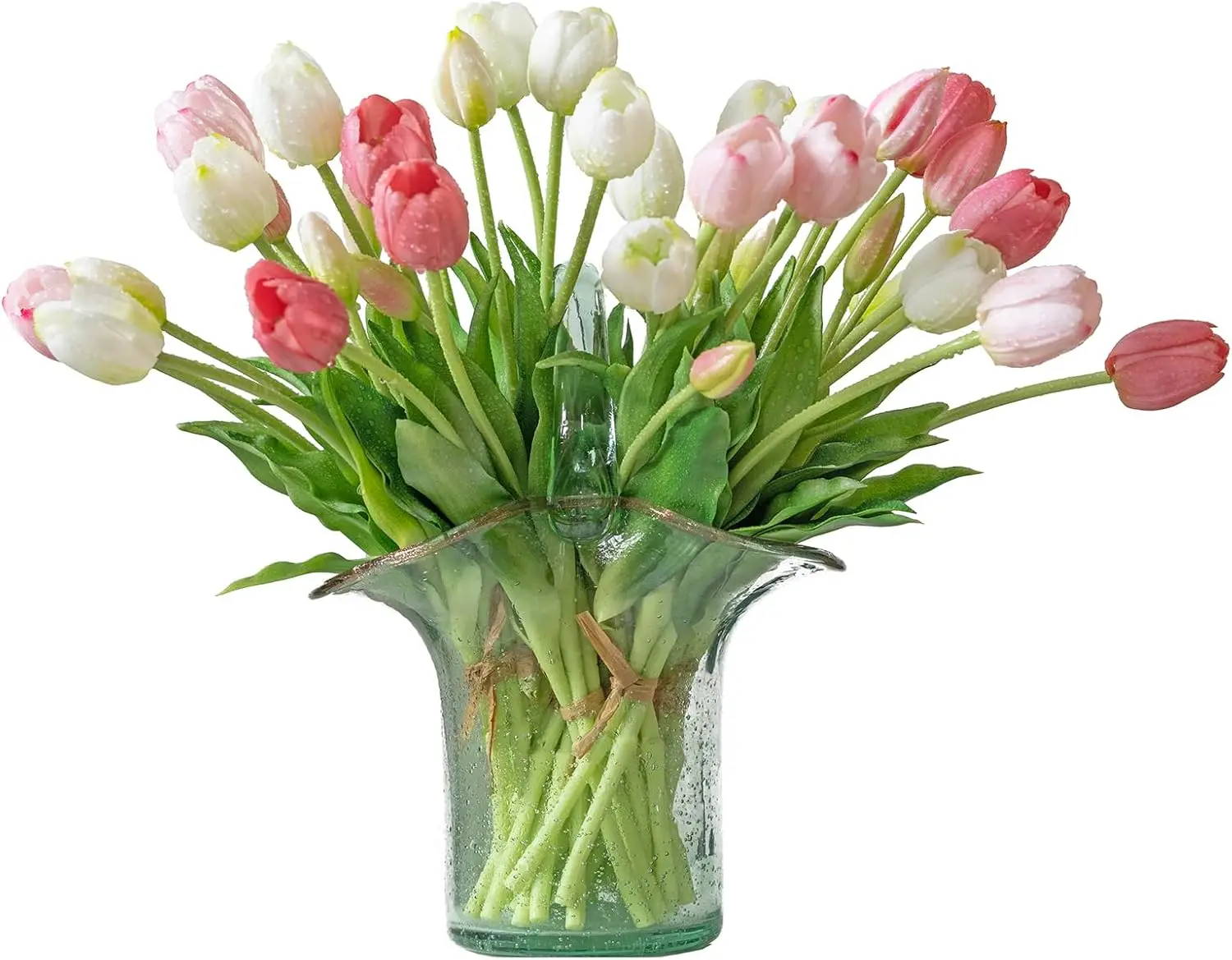 

Букет из 40 искусственных тюльпанов Real Touch из латекса, для декора дома, свадьбы, офиса