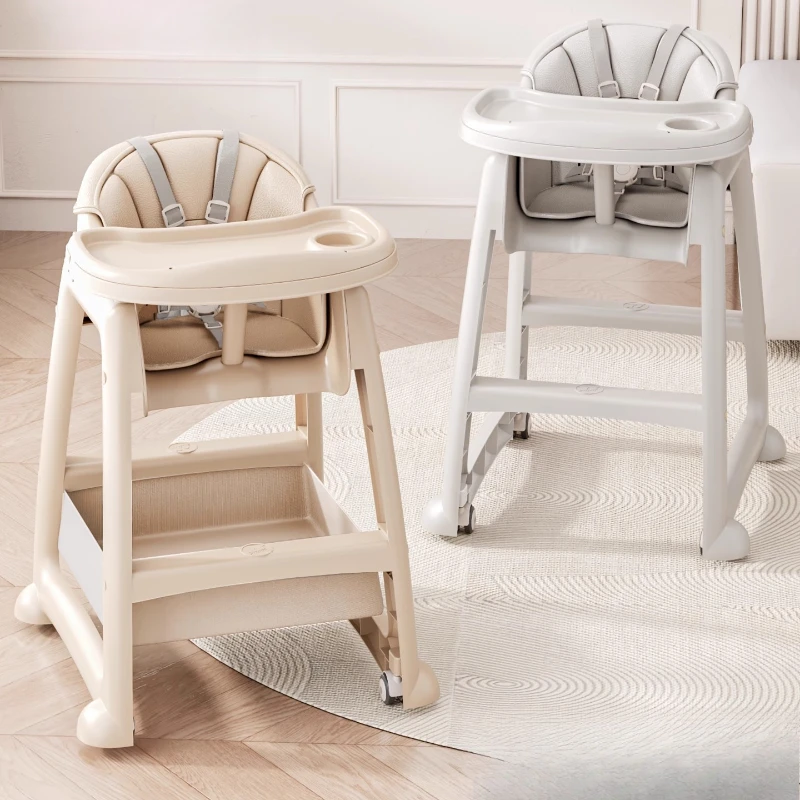 

‌ 3-позиционный регулируемый детский стульчик для кормления, коммерческое сиденье для кормления малышей, нескользящая основа, прочный обеденный стул для использования в ресторане
