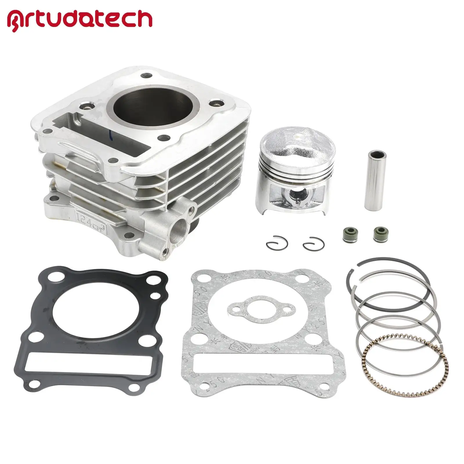 125cc Cylinder Piston Top End Kit for Suzuki DR-Z125 2003-2019 DR-Z125L 2003-2022