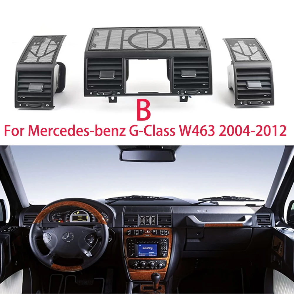 Dashboard Central Left Right AC Vent Grille Air Outlet Assembly For Mercedes Benz G Class W463 4636807508 4636807408 4638301554