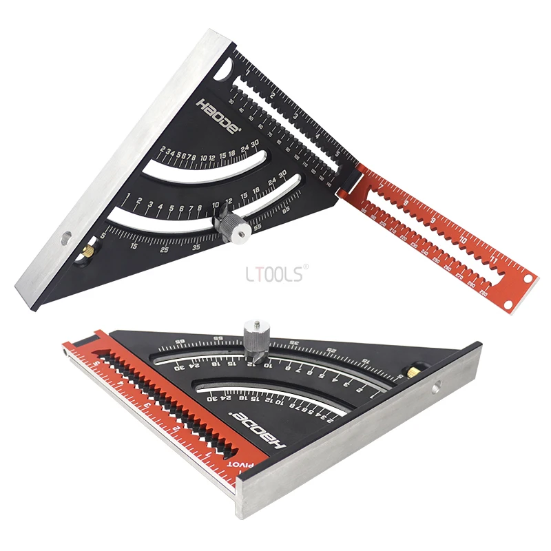 Imagem -05 - Multi-function Metal Folding Triangle Ruler Velocidade Square Angle Marking Gauge Mitra para Madeira Scriber Measuring Tools