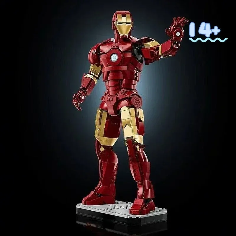 1297-delige 2026 Nieuwe Iron Man Mark 3 Collector's Edition Mecha Model Bouwset Huisdecoratie Speelgoed voor Luxe Meubelgeschenken