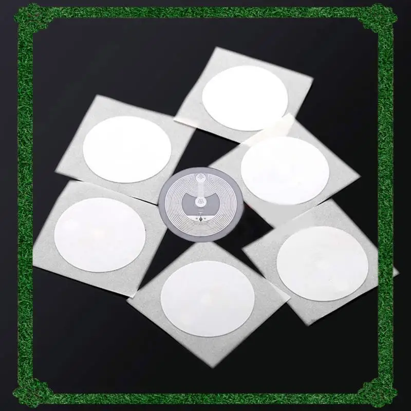 Dostawa w 24 godziny 100 sztuk Zestaw Naklejek NFC NTAG215 do Tagmo Forum Typ 2 Etykiety NFC Naklejki Tag Ntag 215 Tagi NFC Tag RFID