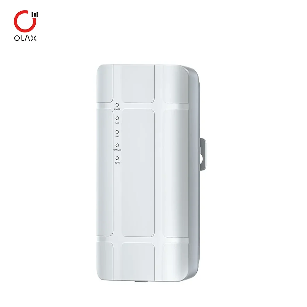 2025 OLAX High Speed 300Mbps Industrial Waterproof Wireless Outdoor 4g Router with Solar Power WIFI CPE Router for Power Supply