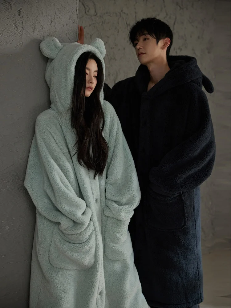 couple's-thiened-coral-fce-robe-with-hat-winter-spwear-polyester-fabric-home-clothes-long-robe-for-men-and-women