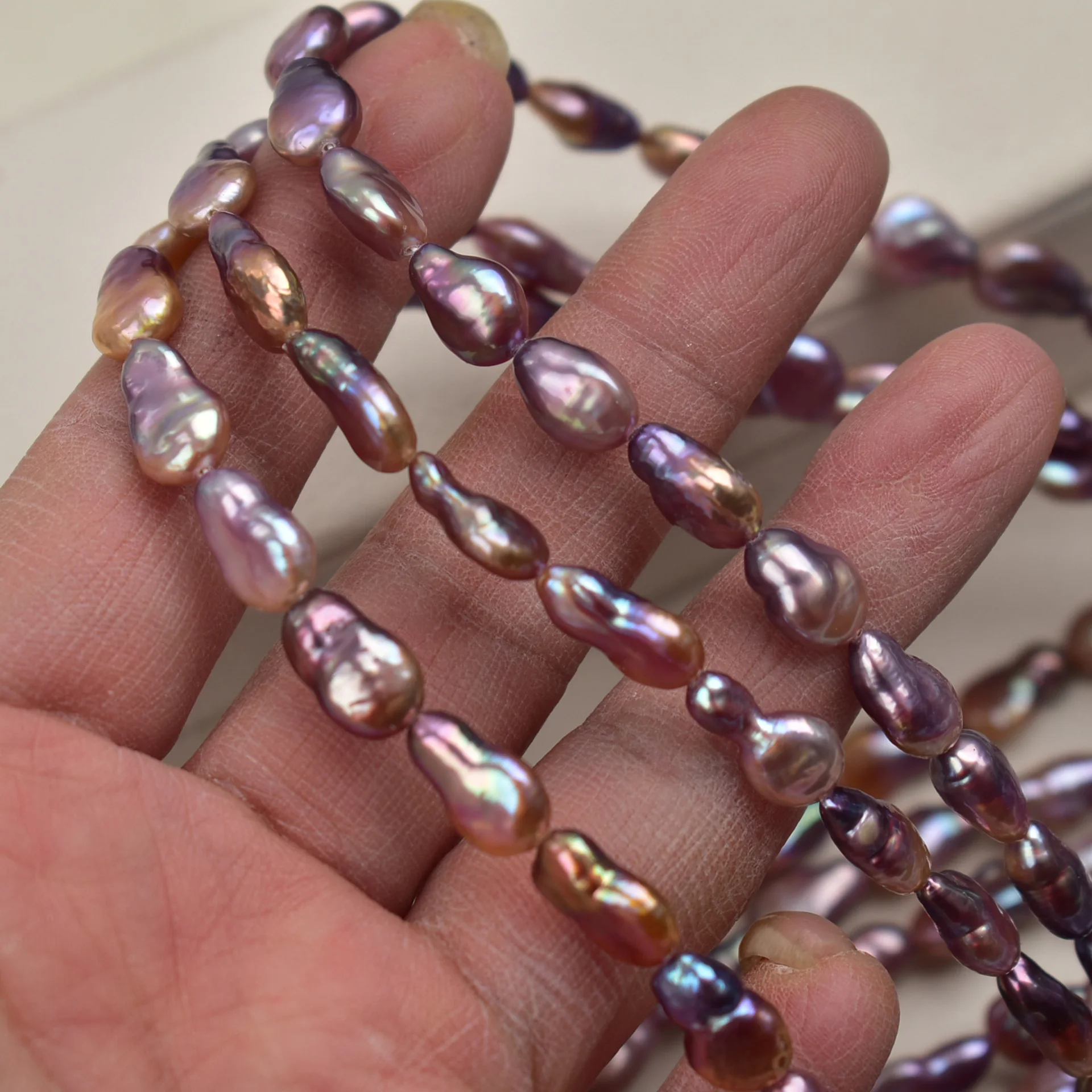 

Жемчужины пресноводные 8-12 мм, рассыпные бусины, фиолетовый барочный жемчуг для изготовления ювелирных изделий своими руками, аксессуары для ожерелий и браслетов, рассыпные бусины, подарок