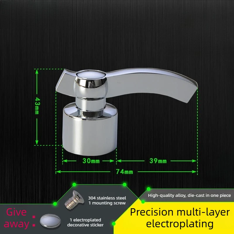 Faucet Handle Switch Handle Accessories Triangle Valve Small Spout Sink Basin Single Cold Quick-Open Valve Core Handwheel